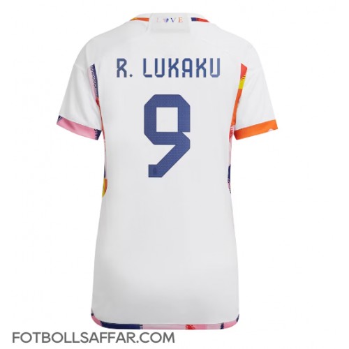 Belgien Romelu Lukaku #9 Bortatröja Dam VM 2022 Kortärmad